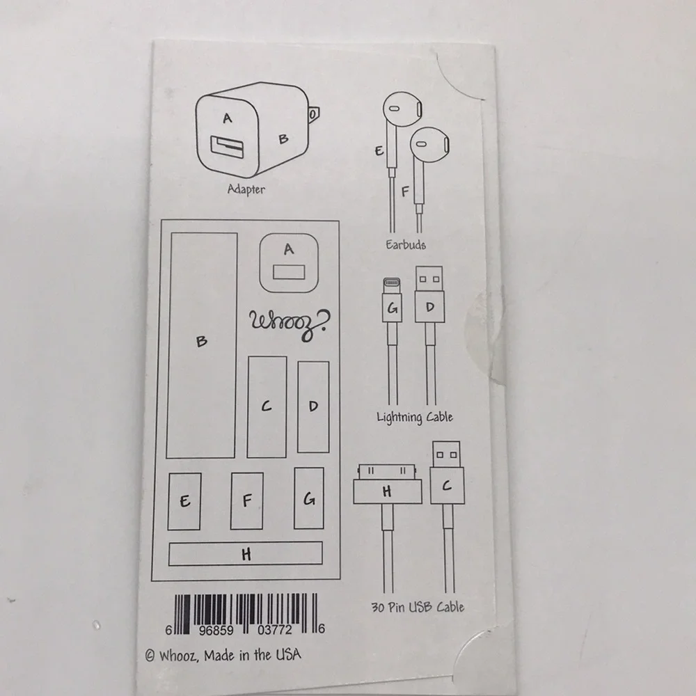NEW Whooz Originals I-Phone/I-Pod Character Set